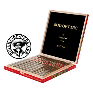 Arturo Fuente God Of Fire By Carlito - Double Corona Box of 10