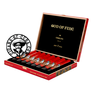 Arturo Fuente God Of Fire By Carlito - Double Robusto Tubos Box of 8