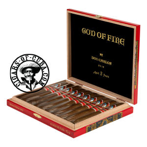 Arturo Fuente God Of Fire By Don Carlos - Toro Box of 10