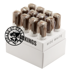 Cigar Kings Wide White Box of 12