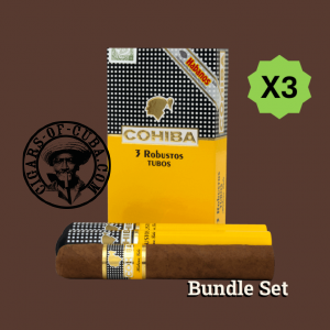 Combinaciones Cohiba Robustos Triple Tube Pack Box of 9