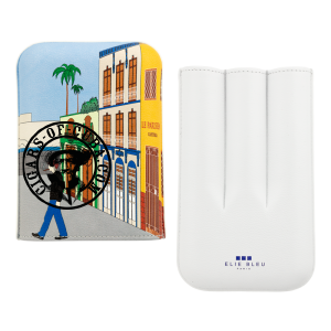 Elie Bleu Cigar Case - Casa Cubana Le Parisien - 3 Box