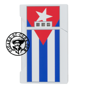 Elie Bleu Lighter - J12 - Cuban Flag Box