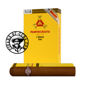 Montecristo Edmundo Tubos Pack of 3