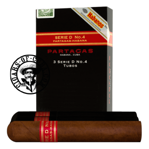 Partagas Serie D No.4 Tubos Pack of 3