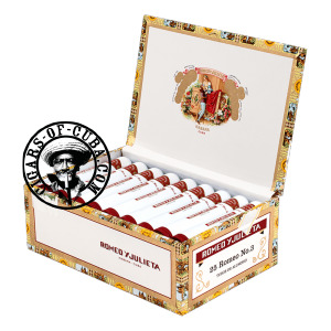 Romeo y Julieta No.3 Tubos Box of 25