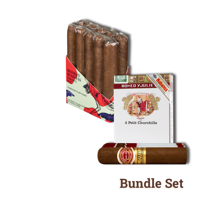 RyJ Petit Churchills 3 & Monkey Business Set