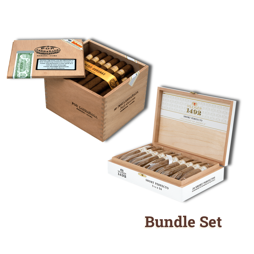 Por Larranaga Petit Coronas 50 & Villiger 1492 Set