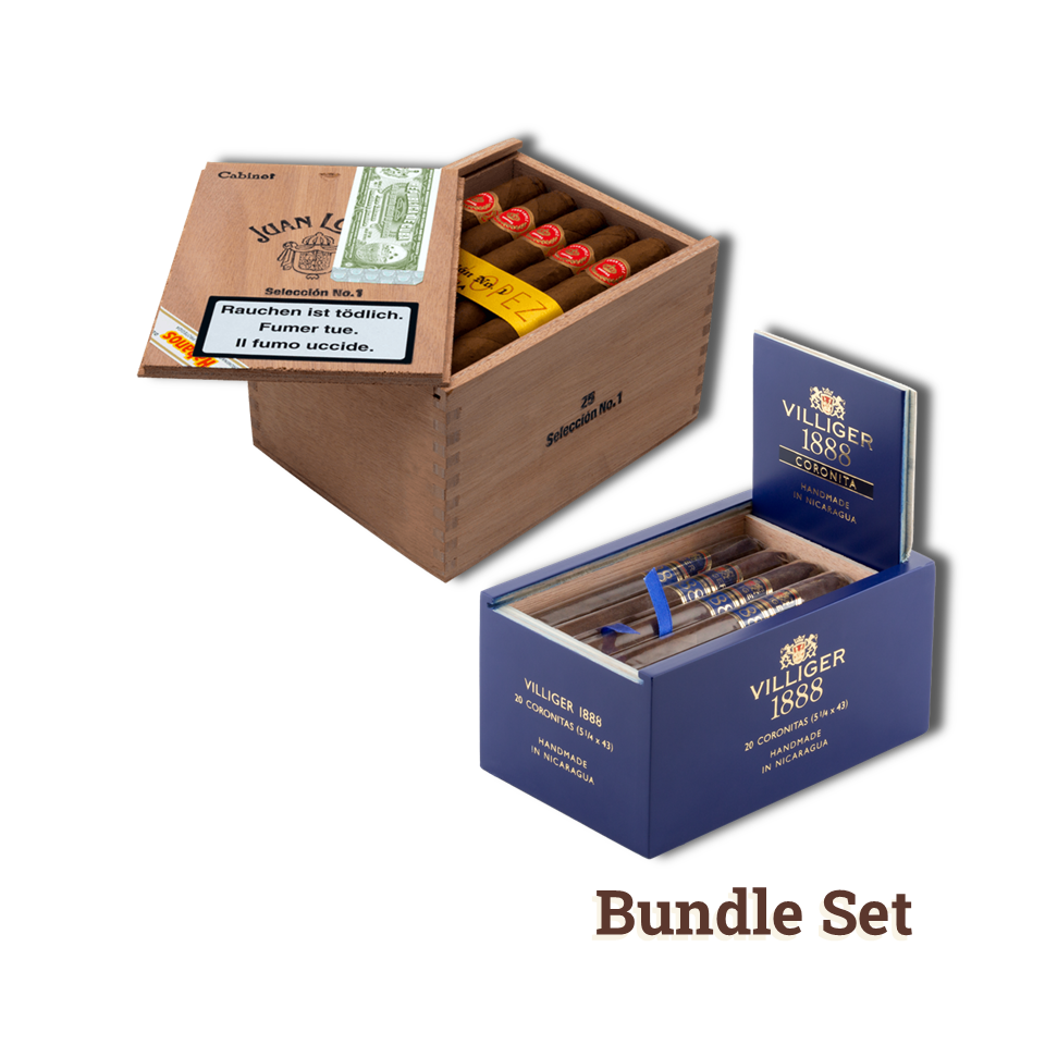 Combinaciones Juan Lopez Seleccion No.1 & Villiger Coronita Set